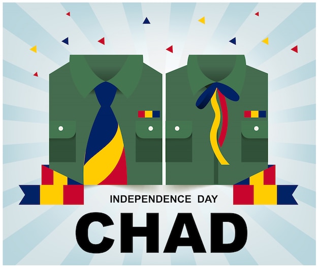Download Free Chad Independence Day Premium Vector Use our free logo maker to create a logo and build your brand. Put your logo on business cards, promotional products, or your website for brand visibility.