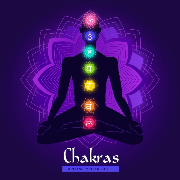 chakra illustration vector free download