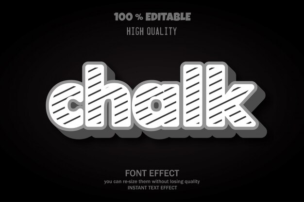 chalk effect font