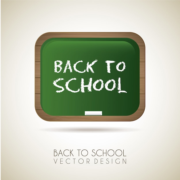 Premium Vector | Chalkboard school over vintage background