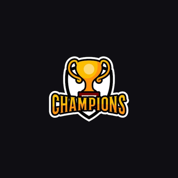 Premium Vector | Champions logo