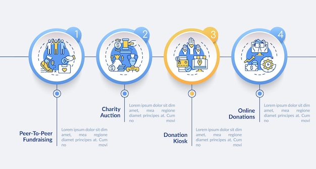 premium-vector-charity-event-ideas-vector-infographic-template