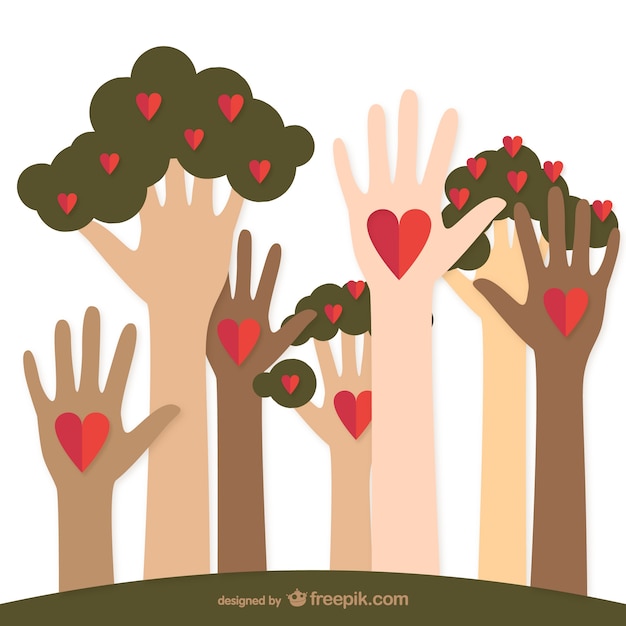 Download Free Download Free Charity Helping Hands And Trees Vector Freepik Use our free logo maker to create a logo and build your brand. Put your logo on business cards, promotional products, or your website for brand visibility.