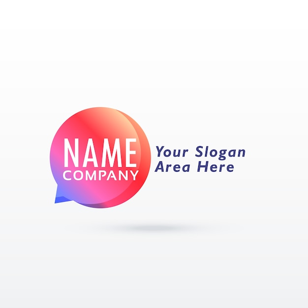 Download Free Chat Logo Concept Free Vector Use our free logo maker to create a logo and build your brand. Put your logo on business cards, promotional products, or your website for brand visibility.