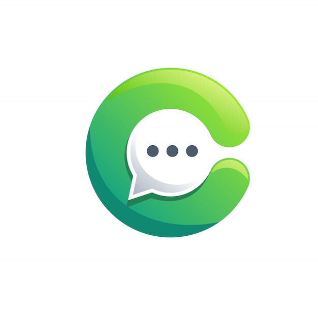 Download Free Chat Logo Design Premium Vector Use our free logo maker to create a logo and build your brand. Put your logo on business cards, promotional products, or your website for brand visibility.