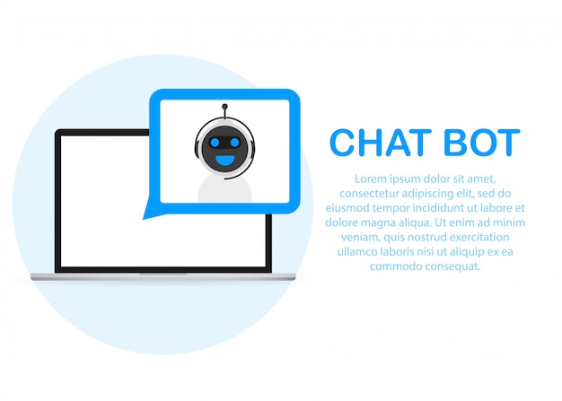 Download Free Chatbot Icon Concept Chat Bot Or Chatterbot Premium Vector Use our free logo maker to create a logo and build your brand. Put your logo on business cards, promotional products, or your website for brand visibility.