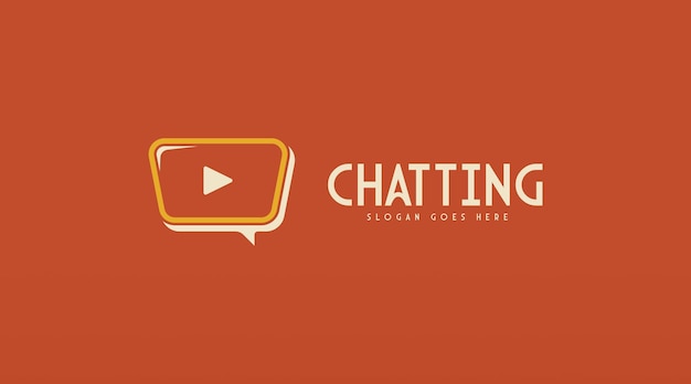 Premium Vector | Chatting logo design concept vector. bubble chat logo ...