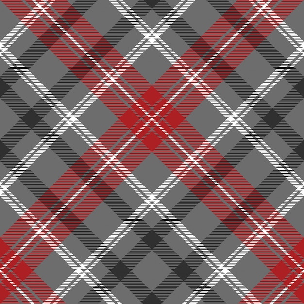 Premium Vector Check Plaid Diagonal Fabric Texture Seamless Pattern