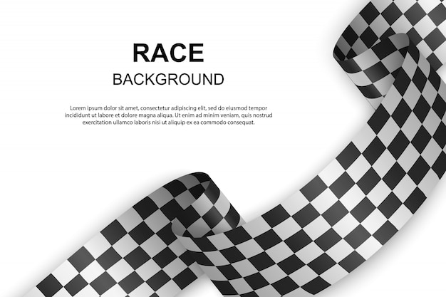 Download Premium Vector | Checkered flag background . vector ...