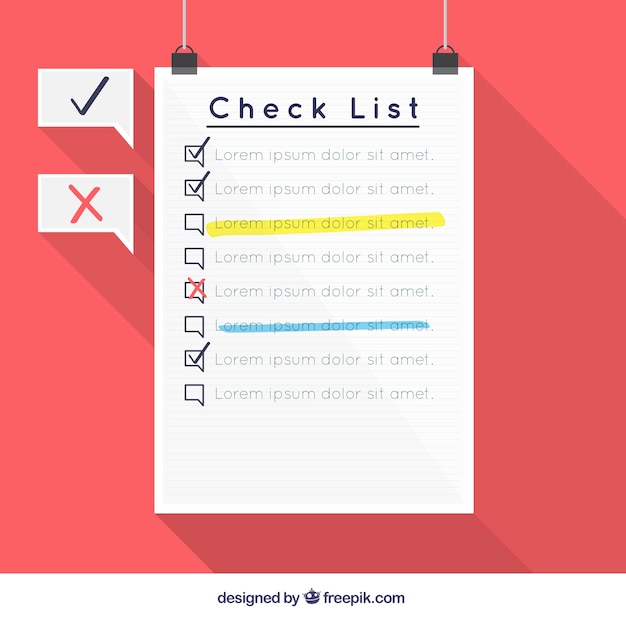 Download Checklist Template from image.freepik.com