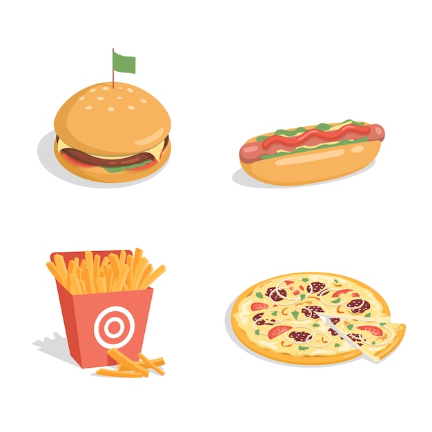 Fast Food Set 80 Best Free Graphics On Freepik Fast Food Set 80 Best Free Graphics On Freepik