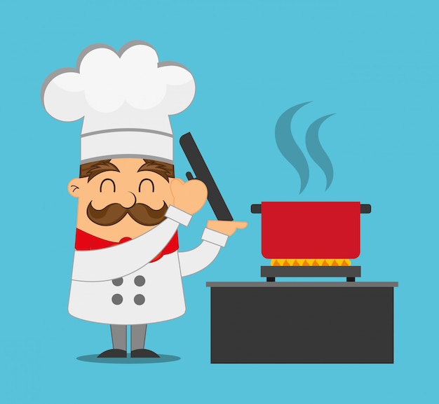 chef illustration free download