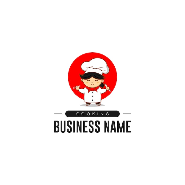 Download Free Chef Cooking Logo Premium Vector Use our free logo maker to create a logo and build your brand. Put your logo on business cards, promotional products, or your website for brand visibility.