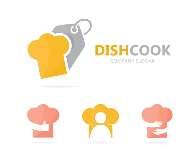 Download Free Chef Hat And Tag Logo Combination Premium Vector Use our free logo maker to create a logo and build your brand. Put your logo on business cards, promotional products, or your website for brand visibility.