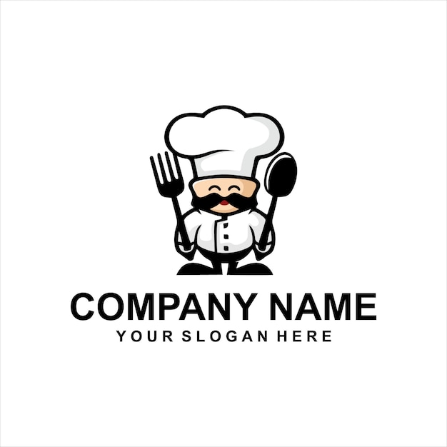 Download Free Chef Logo Vector Premium Vector Use our free logo maker to create a logo and build your brand. Put your logo on business cards, promotional products, or your website for brand visibility.