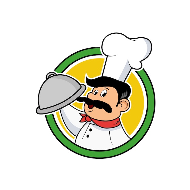 Download Food Logo Vector Chef Logo PSD - Free PSD Mockup Templates