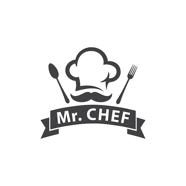 Download Vector Silhouette Chef Hat Logo PSD - Free PSD Mockup Templates