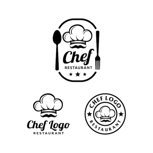 Download Free Chef And Restaurant Simple Logo Design With A Cap Chef Hat Use our free logo maker to create a logo and build your brand. Put your logo on business cards, promotional products, or your website for brand visibility.
