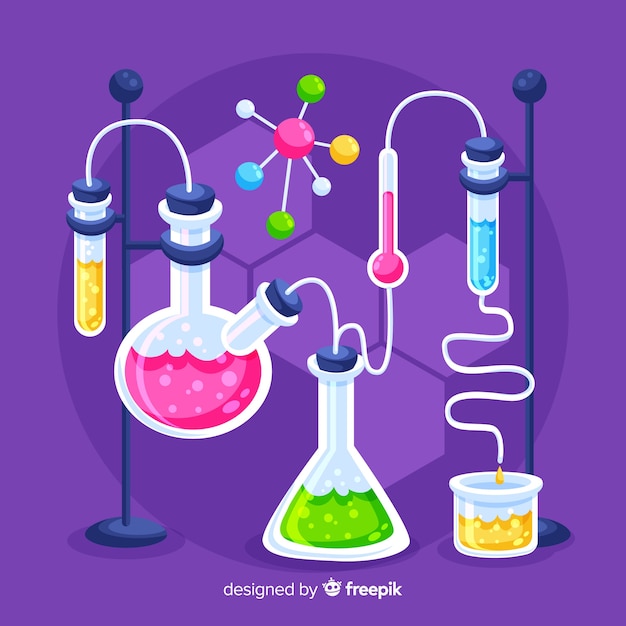 Chemistry background Vector | Free Download