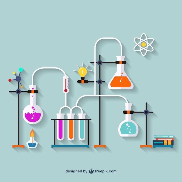 Download Chemistry lab | Free Vector