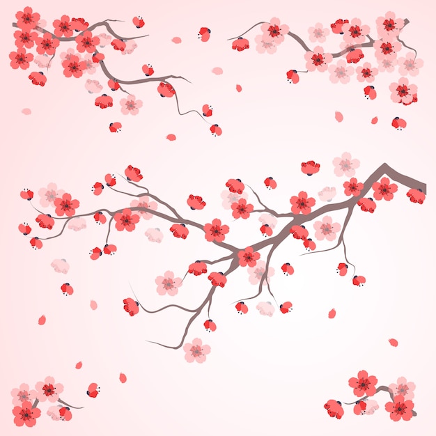 Download Premium Vector | Cherry blossom