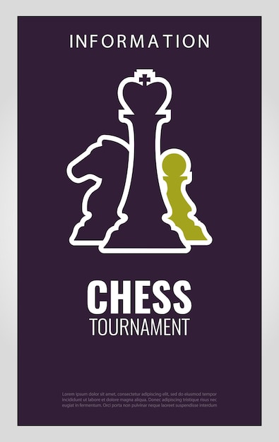 Premium Vector Chess Tournament Banner