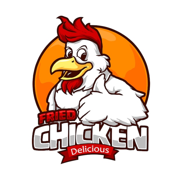 Download Free Chicken Mascot For Junk Food Restaurant Logo Premium Vector Use our free logo maker to create a logo and build your brand. Put your logo on business cards, promotional products, or your website for brand visibility.