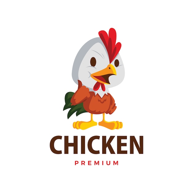Download Free Chicken Thumb Up Mascot Character Logo Icon Illustration Premium Use our free logo maker to create a logo and build your brand. Put your logo on business cards, promotional products, or your website for brand visibility.