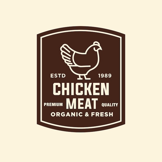 Premium Vector | Chicken vector logo illustration