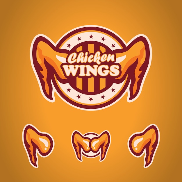 Download Free Chicken Wings Logo Premium Vector Use our free logo maker to create a logo and build your brand. Put your logo on business cards, promotional products, or your website for brand visibility.