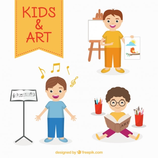 Children artists set