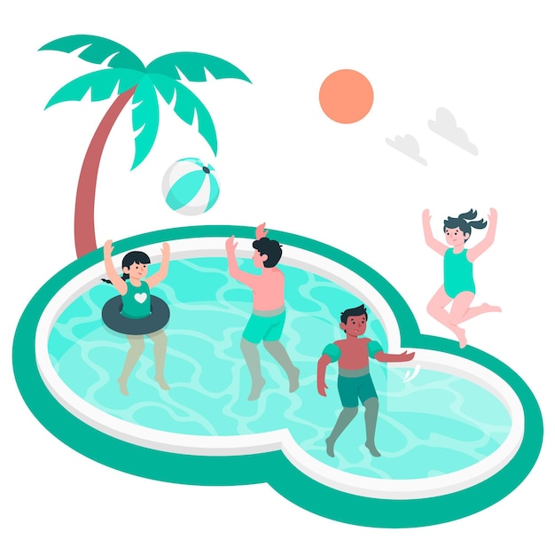 Kid Swimming Pool Images | Free Vectors, Stock Photos & PSD