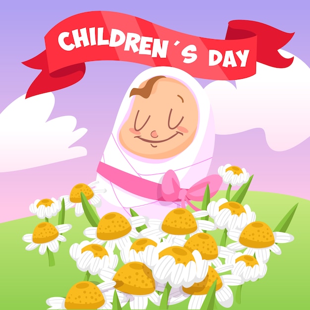 Children\'s day background design