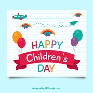Free Vector Children s Day Greeting Card