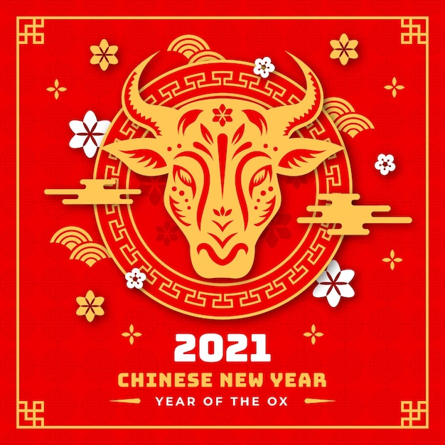 Premium Vector | Chinese new year 2021