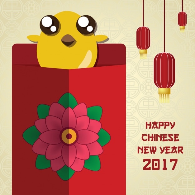 Chinese new year background design