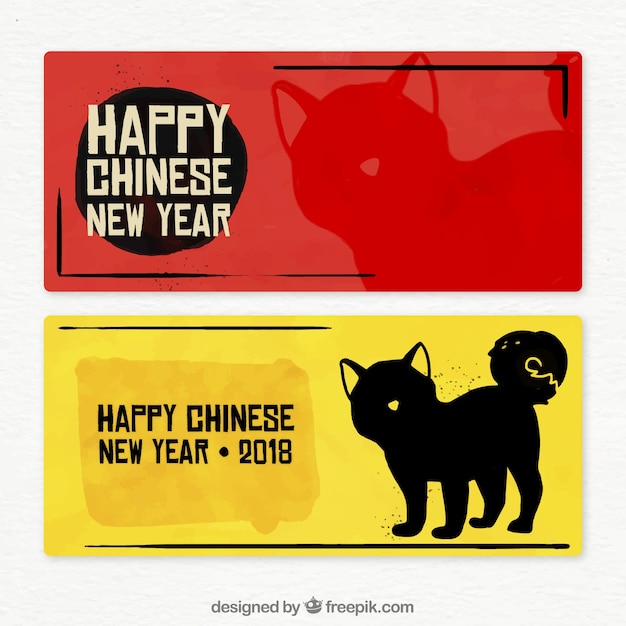 Chinese new year banners