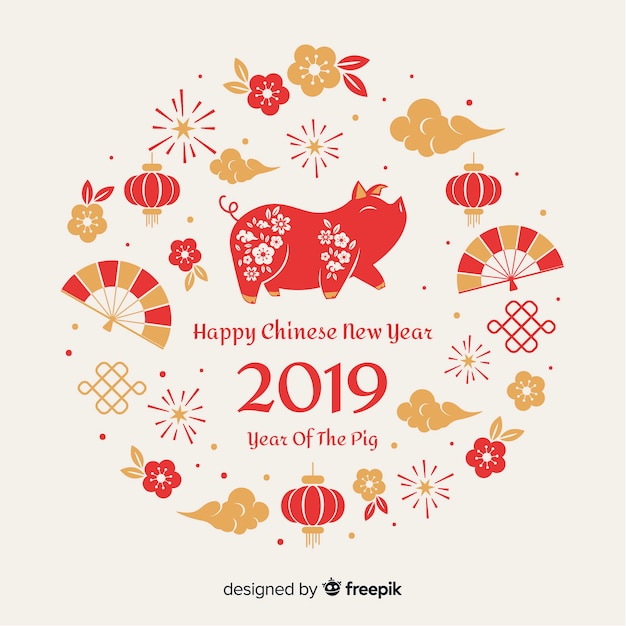 Image result for Chinese New Year Greeting 2019