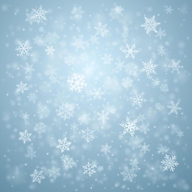 Premium Vector | Christmas background of complex blurred and clear ...