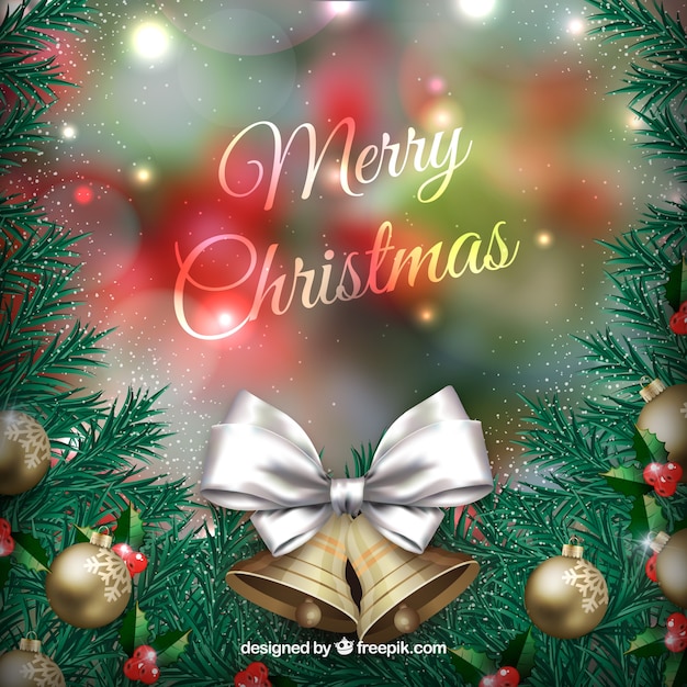 Free Vector | Christmas background for your design