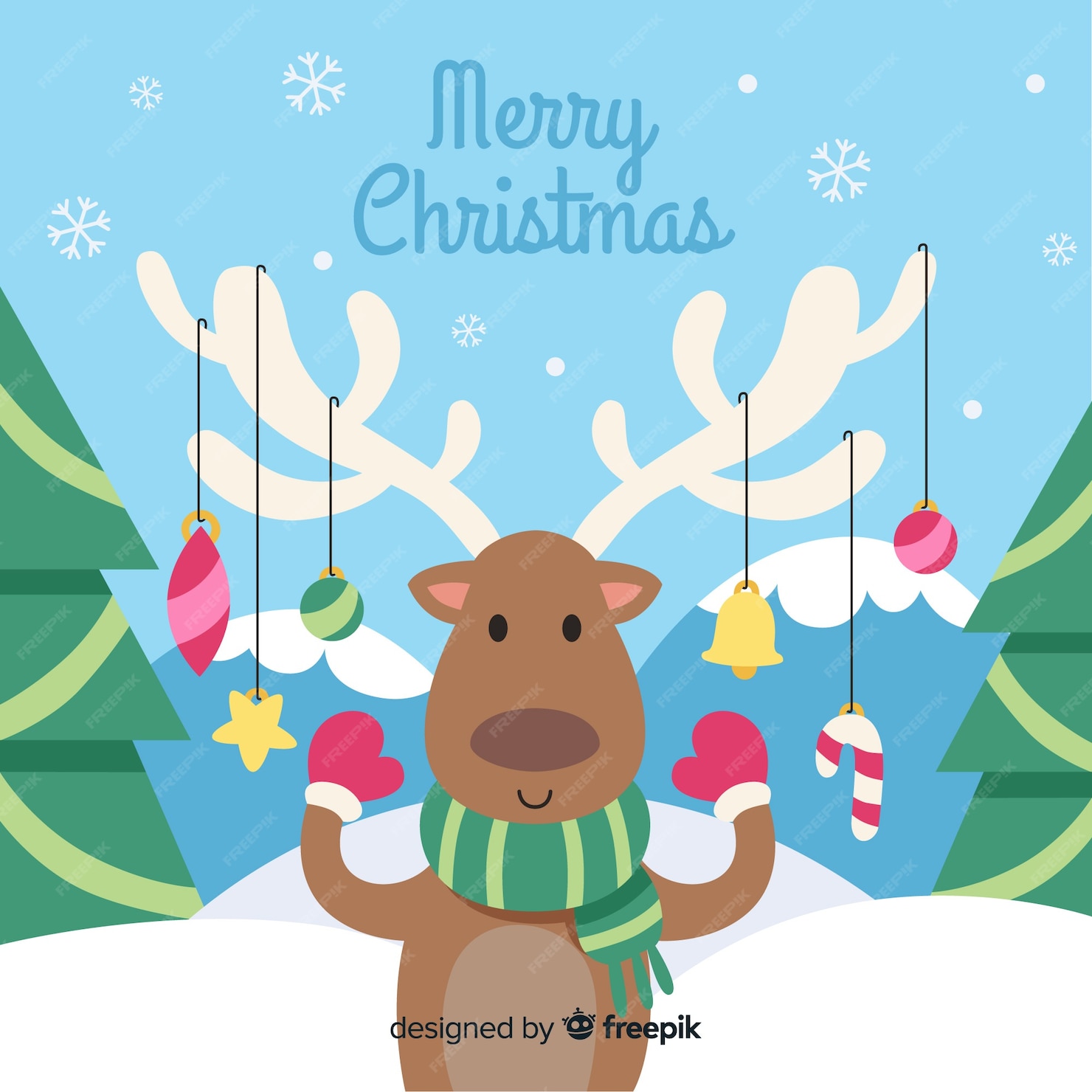 Free Vector | Christmas background