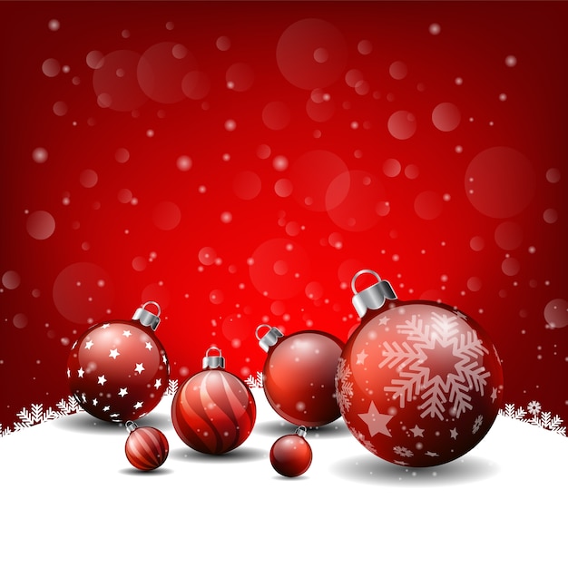 Christmas background | Premium Vector