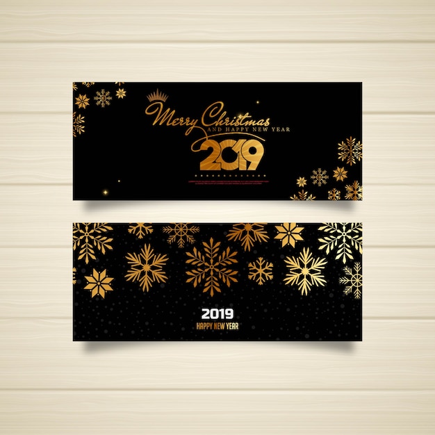 Premium Vector | Christmas banner card design