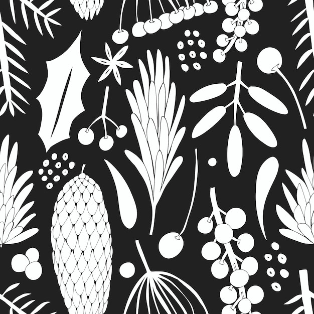 Black White Christmas Pattern Images Free Vectors, Stock Photos & PSD