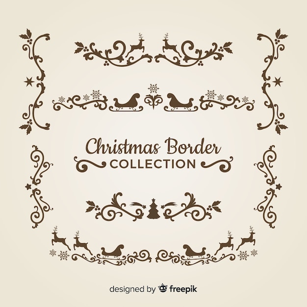 Free Vector | Christmas border