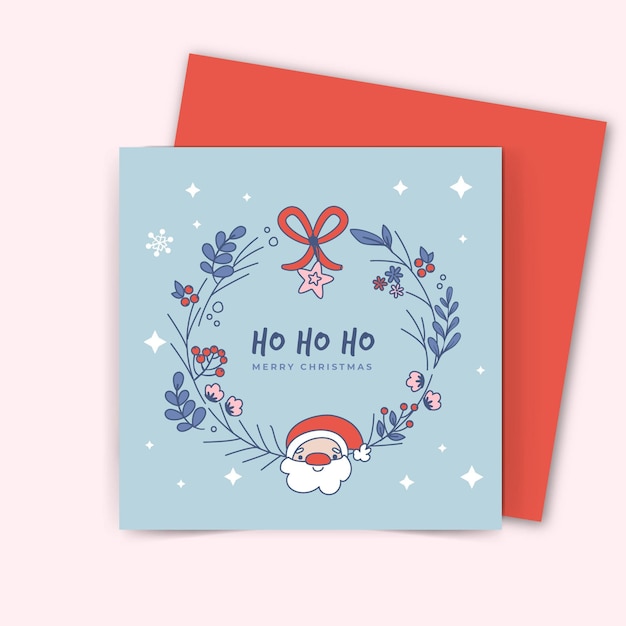 free-vector-christmas-card-template