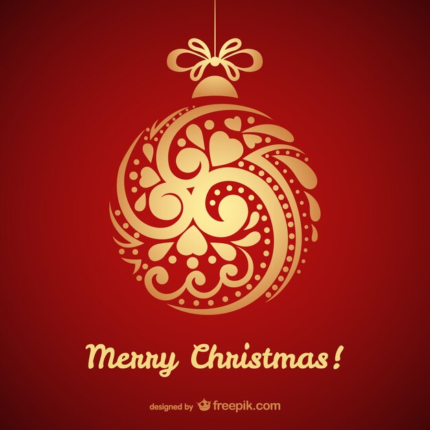 Download Free Christmas Card With Golden Bauble Free Vector Use our free logo maker to create a logo and build your brand. Put your logo on business cards, promotional products, or your website for brand visibility.