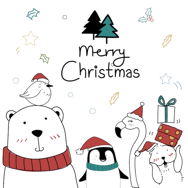 Download Free Vector | Christmas card