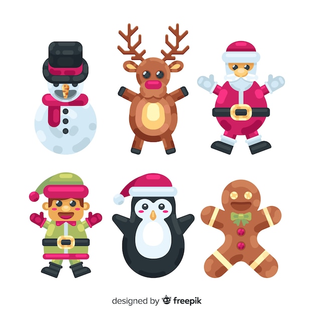 Different Christmas Characters