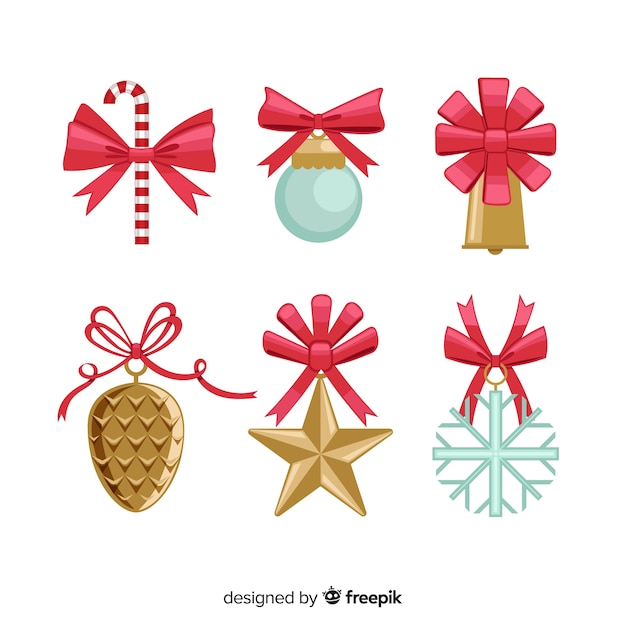 Free Vector | Christmas decoration collection
